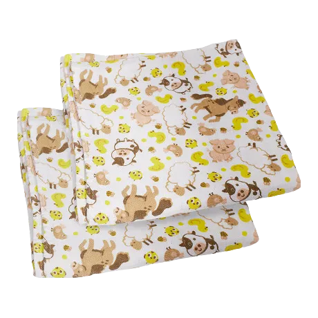 Barnyard Muslin Gauze Flat Diaper